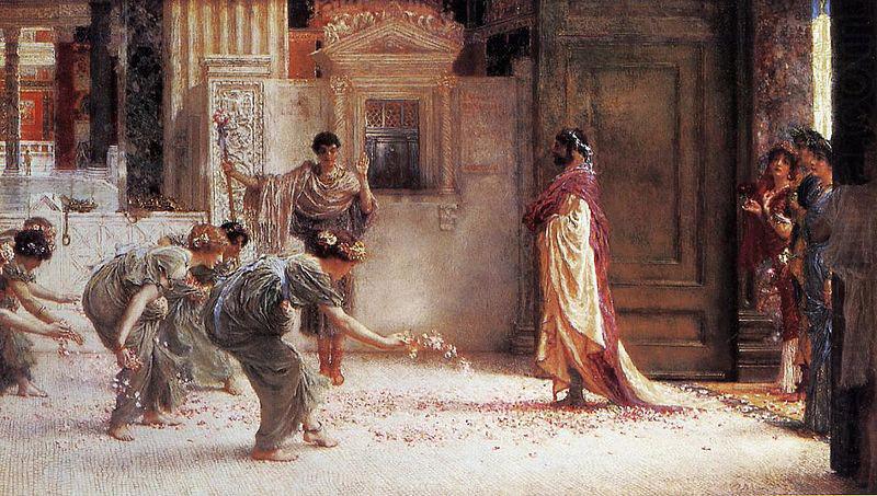 Sir Lawrence Alma-Tadema,OM.RA,RWS Caracalla Sir Lawrence Alma-Tadema china oil painting image